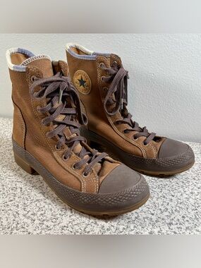 Converse Chuck Taylor All Star Outsider Leather Hi Top Shoes Boots Women’s 7.5